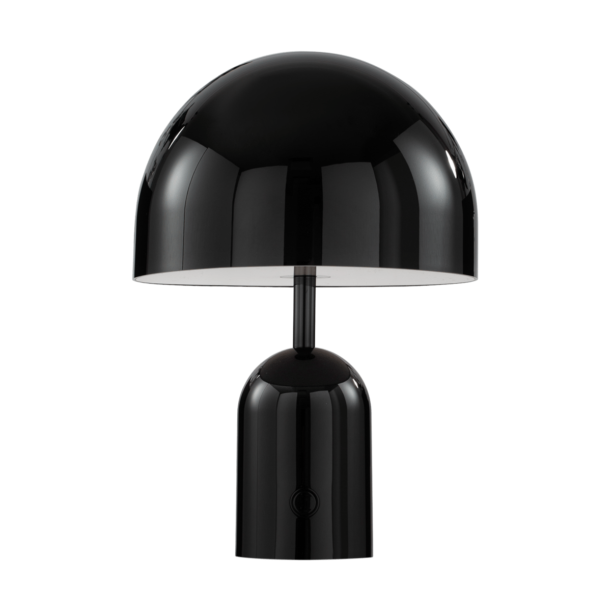 Tom Dixon Bell Portable LED -pöytävalaisin 28 cm Musta