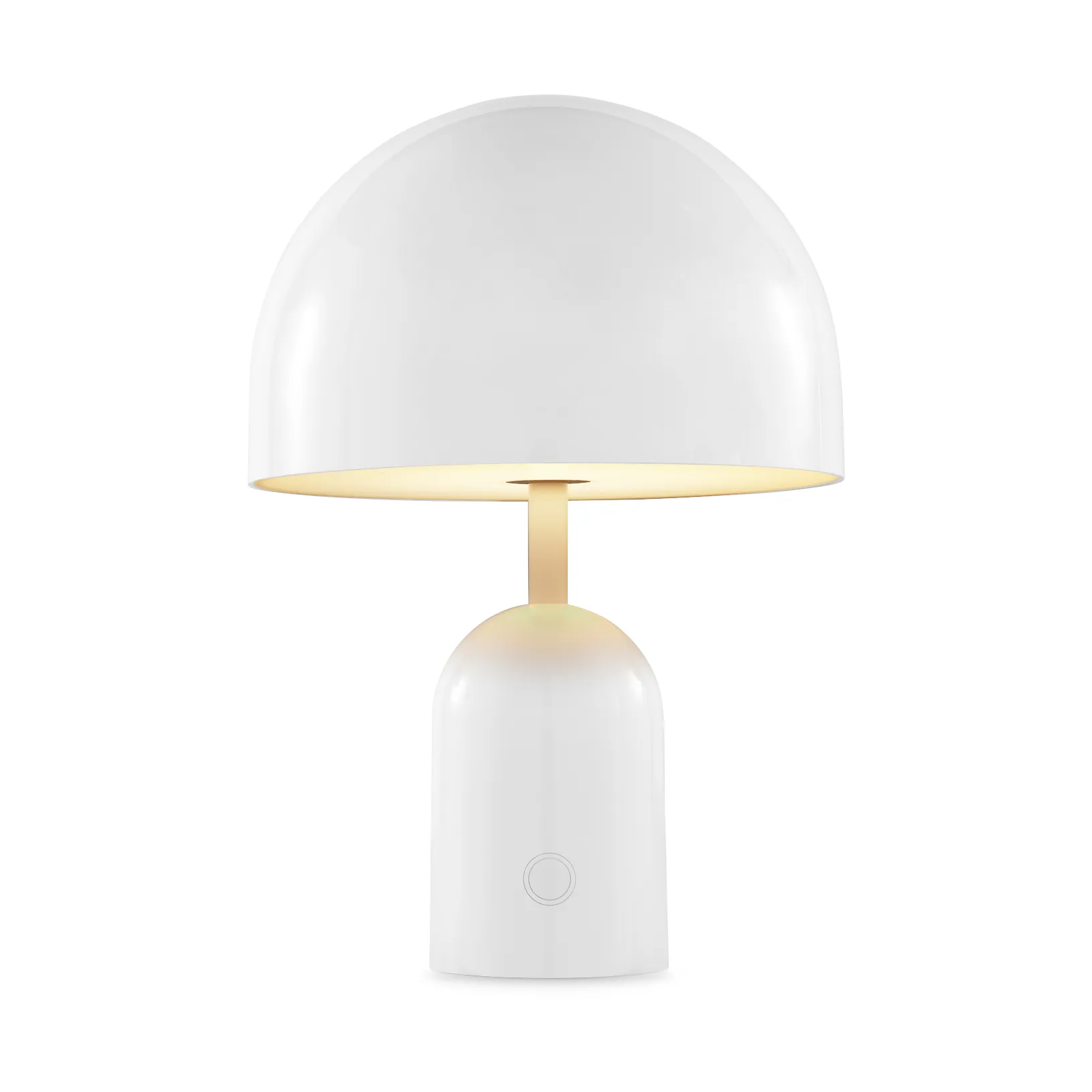 Bell Portable LED -pöytävalaisin 28 cm, White Tom Dixon