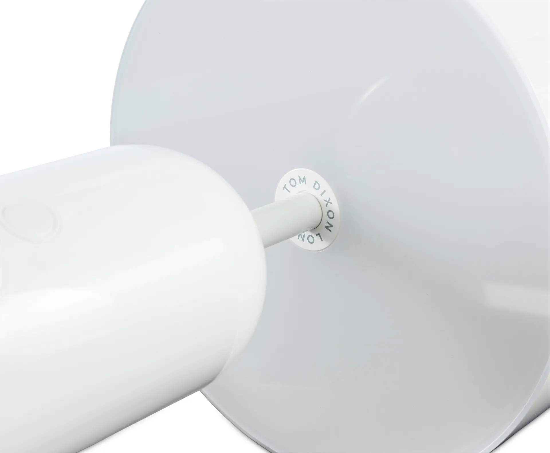 Bell Portable LED -pöytävalaisin 28 cm, White Tom Dixon