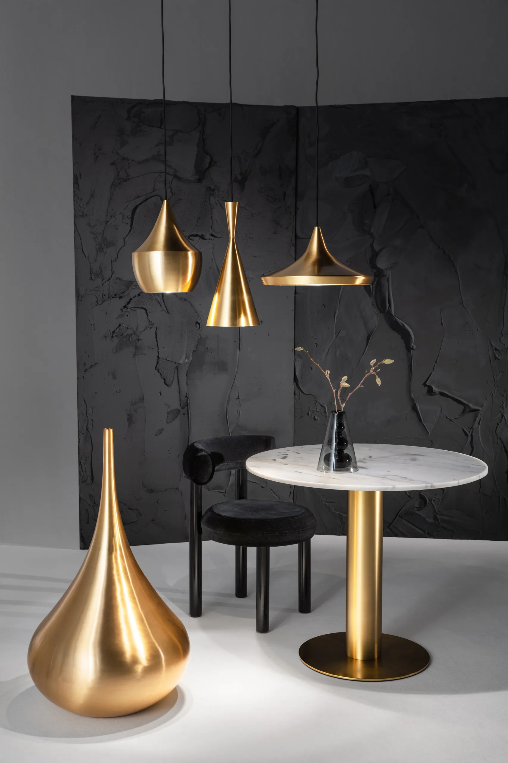 Bump Cone maljakko, Black Tom Dixon