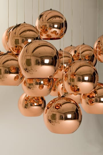 Copper Round -riippuvalaisin LED Ø 25 cm - Copper - Tom Dixon