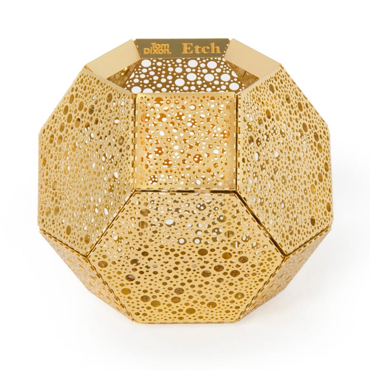 Etch-kynttilälyhty pilkullinen - Messinki - Tom Dixon