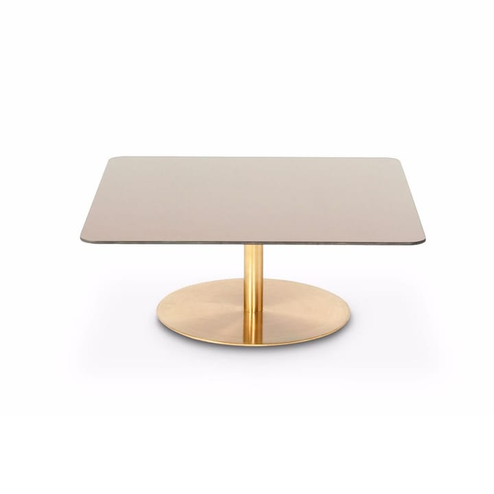 Flash-sohvapöytä 80x80 cm - Kupari-messinkiteline - Tom Dixon