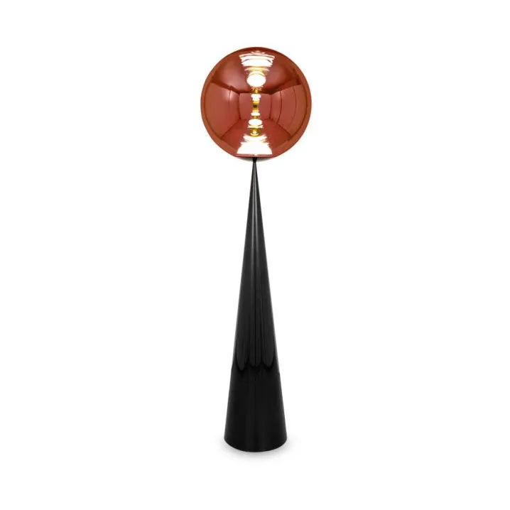 Globe fat lattiavalaisin LED 175,5 cm, Kupari Tom Dixon
