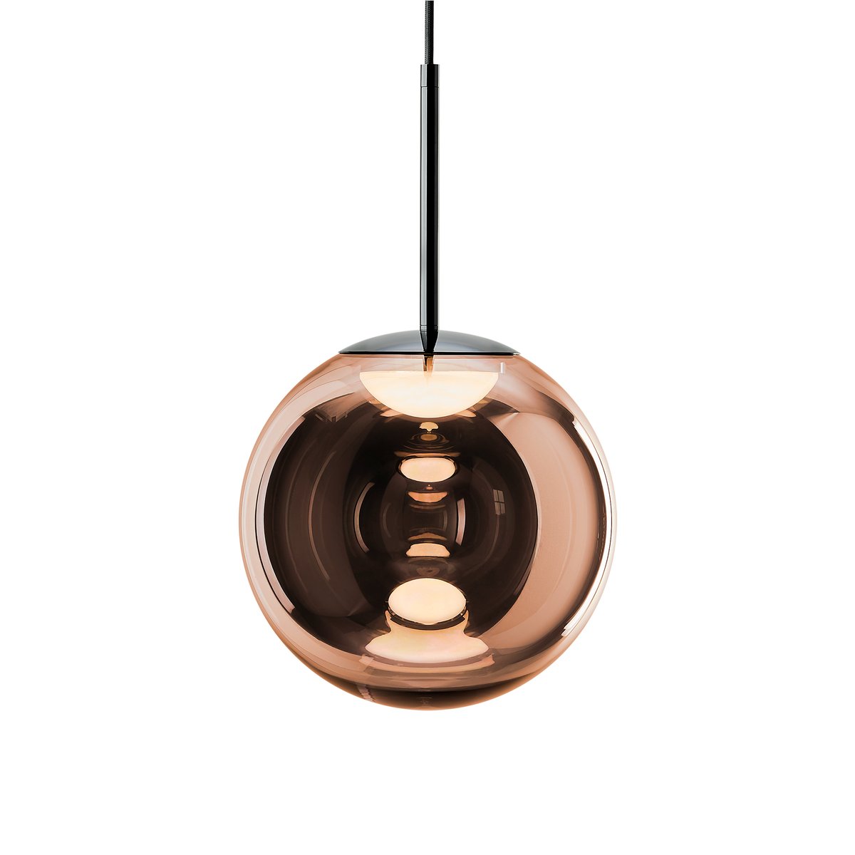 Tom Dixon Globe riippuvalaisin LED Ø 25 cm Copper