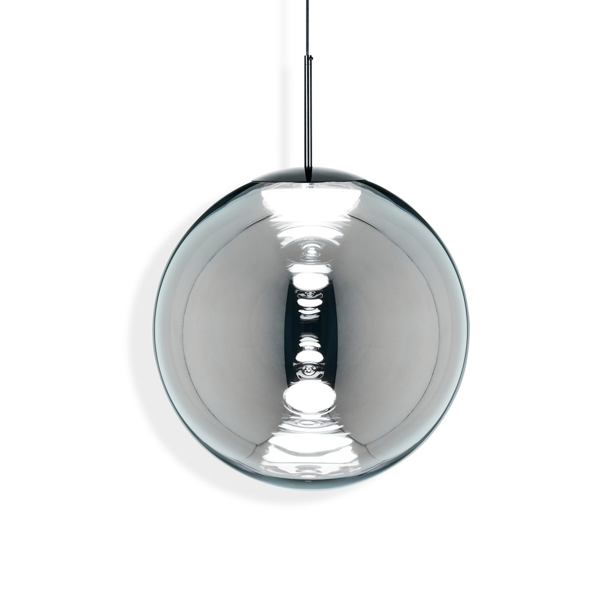 Tom Dixon Globe riippuvalaisin LED Ø 50 cm Silver