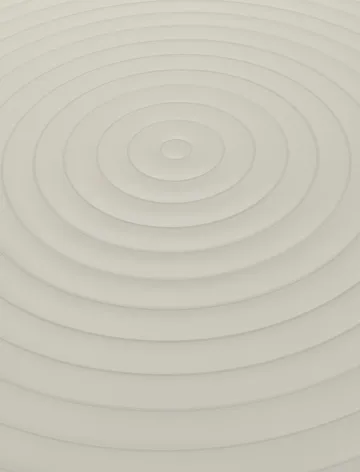 Groove kahvipöytä pyöreä - Putty, Ø70 cm - Tom Dixon