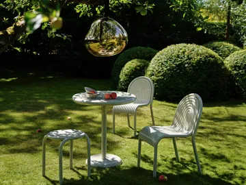 Groove kahvipöytä pyöreä - Putty, Ø70 cm - Tom Dixon