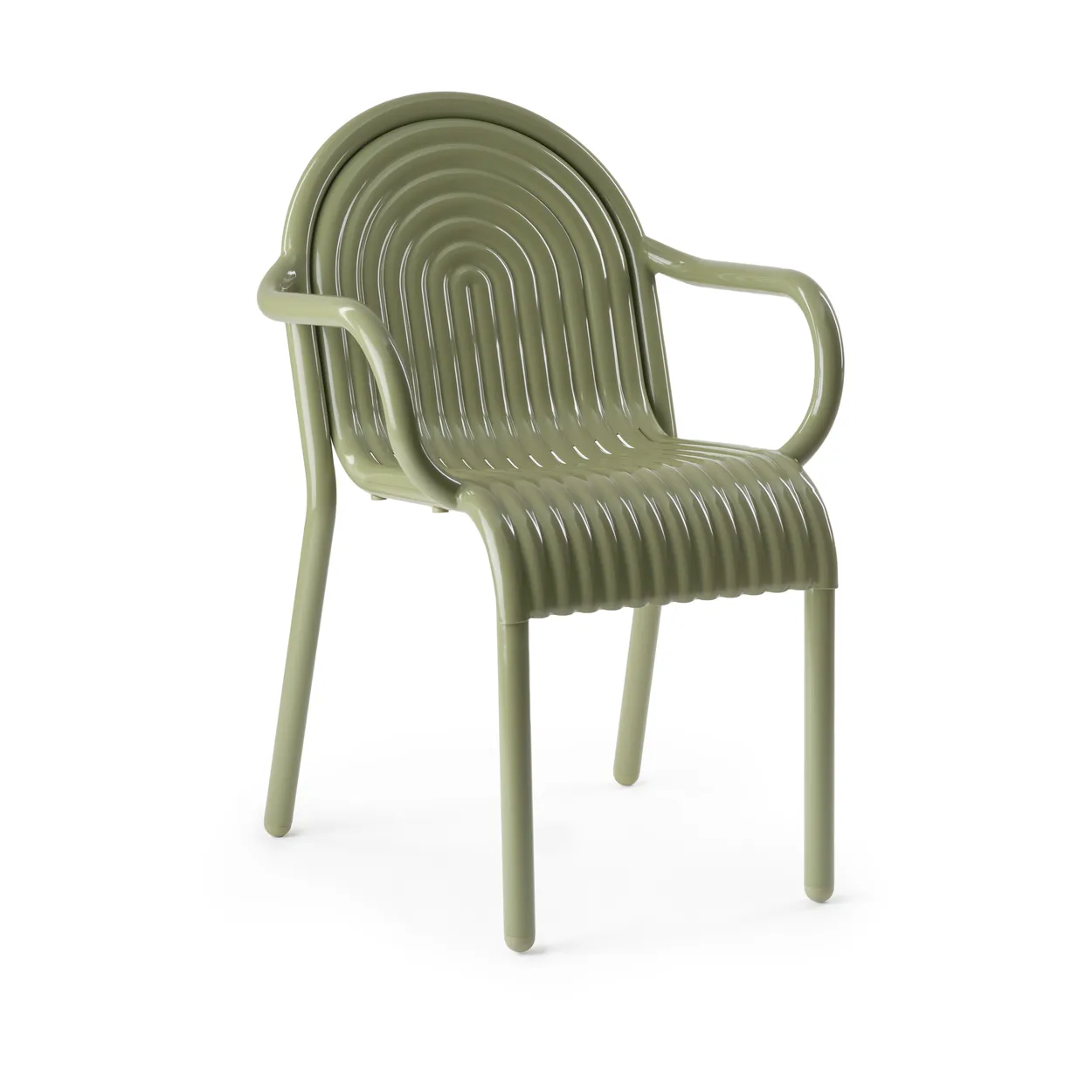 Tom Dixon Groove käsinojatuoli Sammal