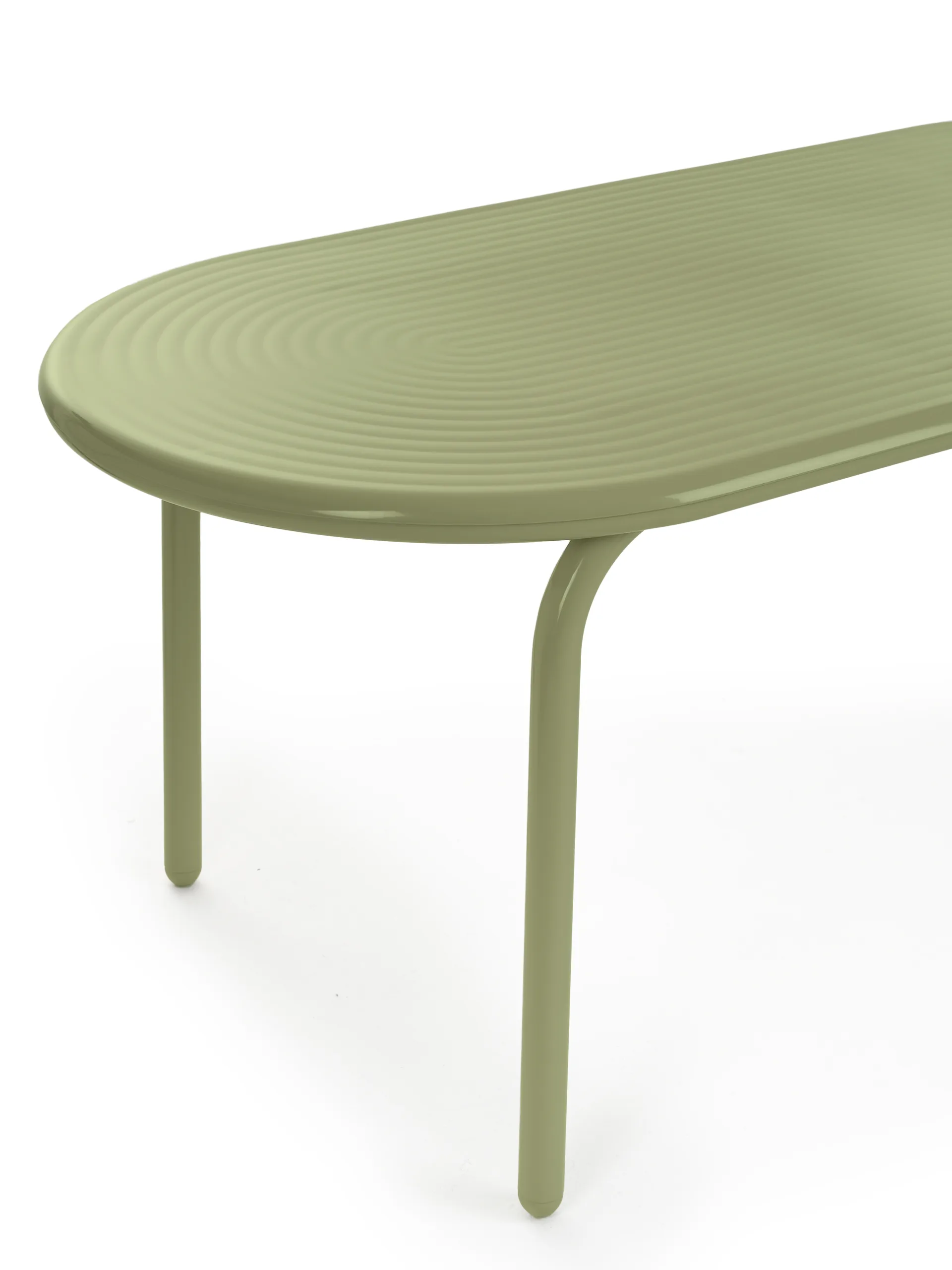 Groove Obround ruokapöytä - Moss, 86 x 186 cm Tom Dixon