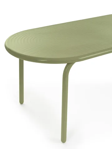 Groove Obround ruokapöytä - Moss, 86 x 186 cm - Tom Dixon