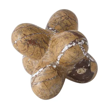 Jack koriste-esine - Forest brown marmori, 10x8,5 cm - Tom Dixon