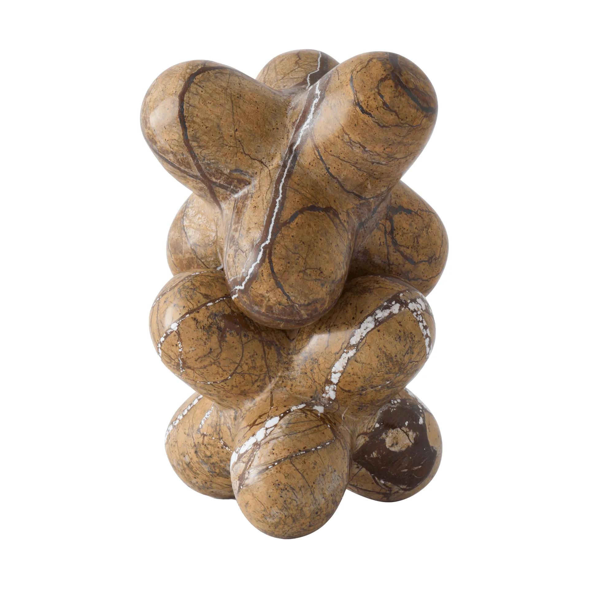Jack koriste-esine, Forest brown marmori, 10x8,5 cm Tom Dixon