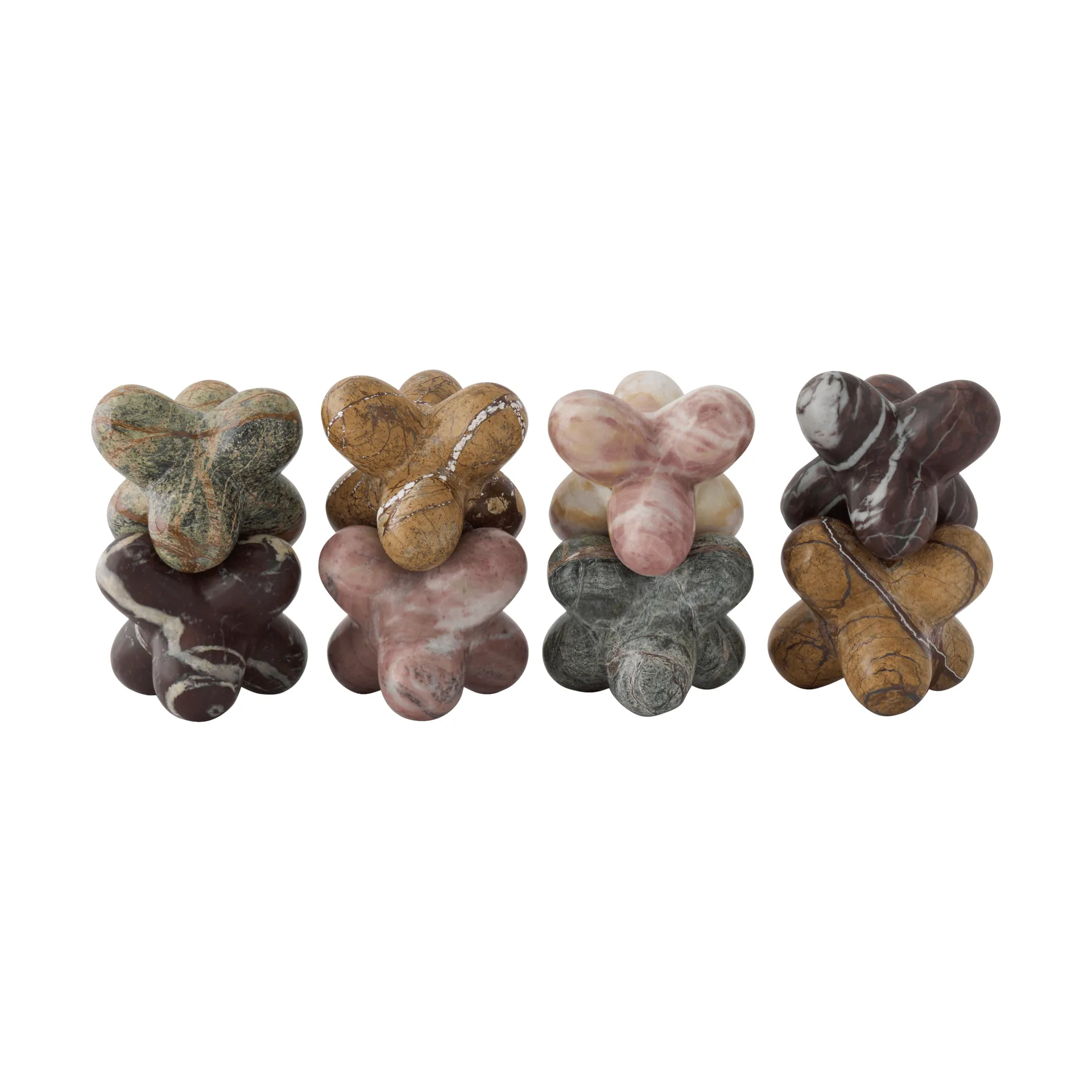 Jack koriste-esine, Forest brown marmori, 10x8,5 cm Tom Dixon