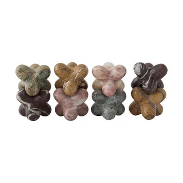 Jack koriste-esine - Forest brown marmori, 10x8,5 cm - Tom Dixon