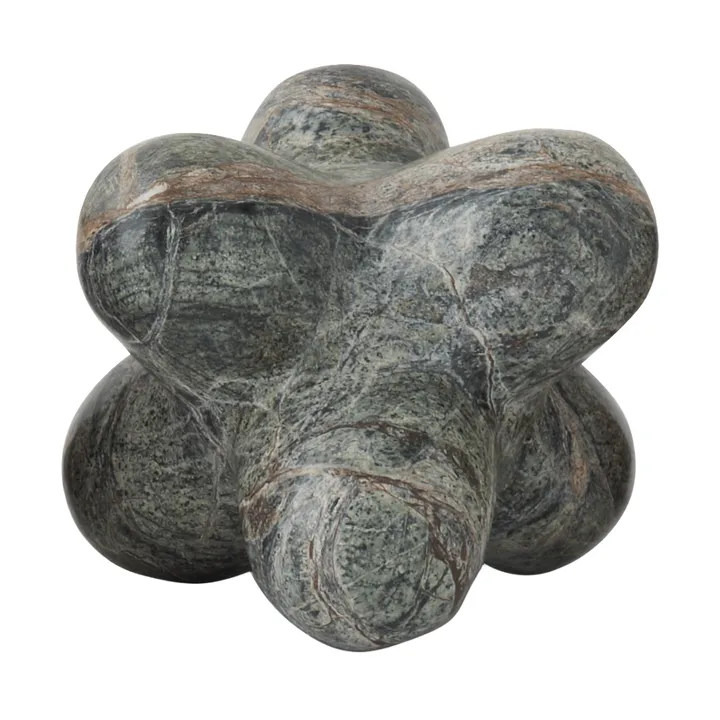 Jack koriste-esine - Forest green -marmori, 10x8,5 cm - Tom Dixon