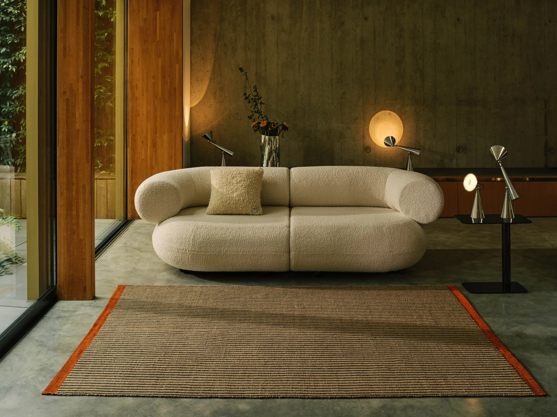 Line matto, Musta 170x240 cm Tom Dixon