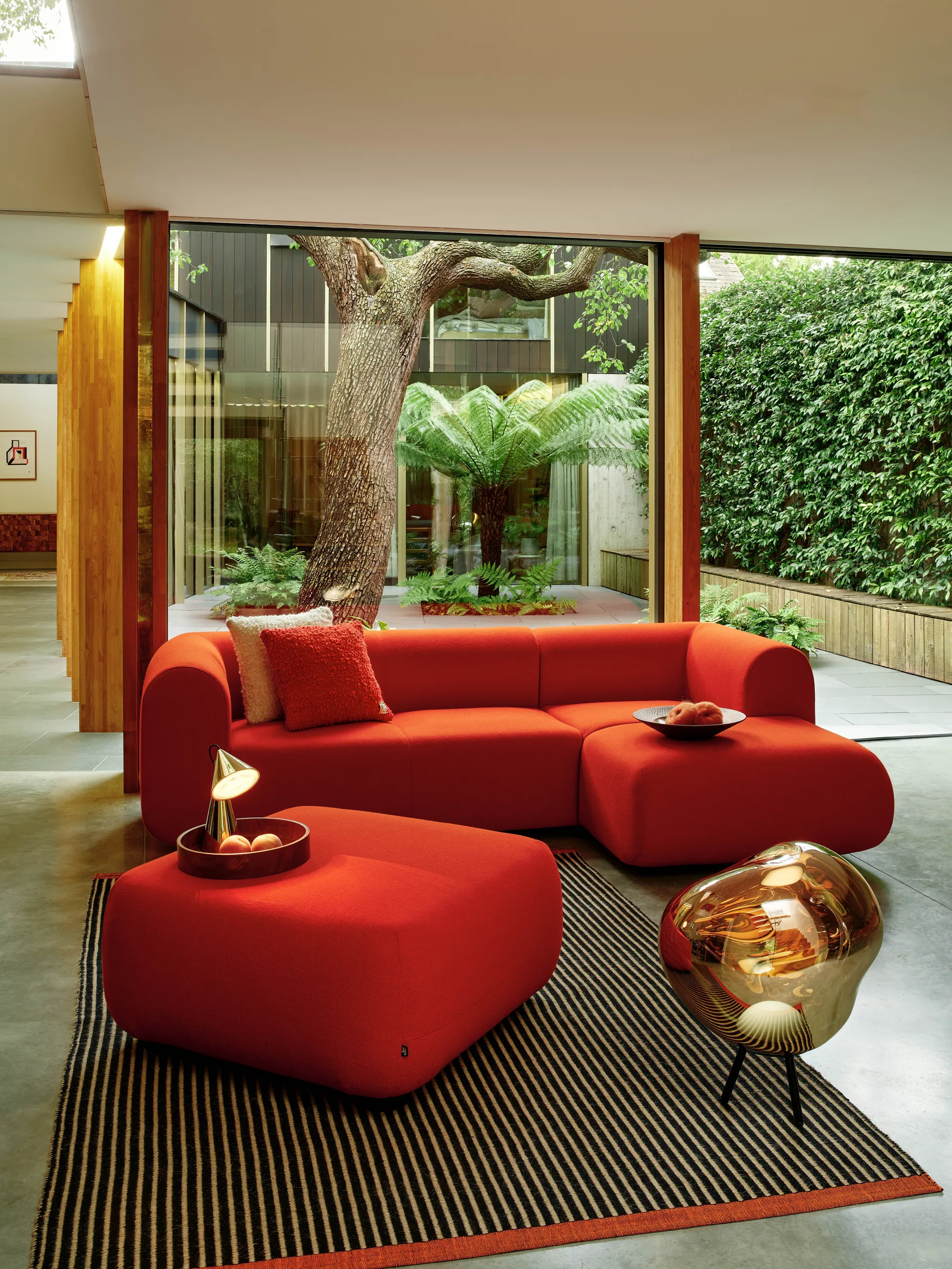 Line matto, Musta 170x240 cm Tom Dixon