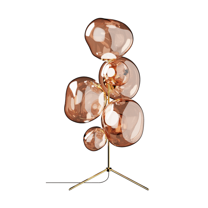 Melt Chandelier lattiavalaisin LED 175 cm - Kupari - Tom Dixon