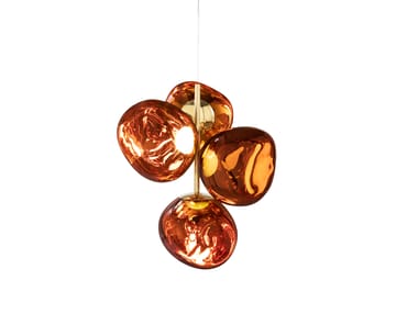 Melt Chandelier mini kattokruunu LED 63,4 cm - Kupari - Tom Dixon
