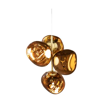 Melt Chandelier pieni kattokruunu LED 103 cm - Kulta - Tom Dixon