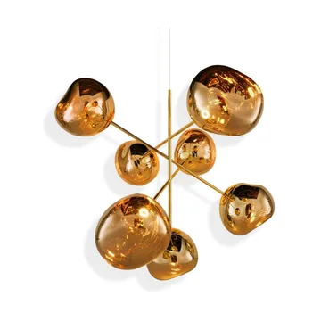 Melt Chandelier suuri kattokruunu LED 196 cm - Kulta - Tom Dixon