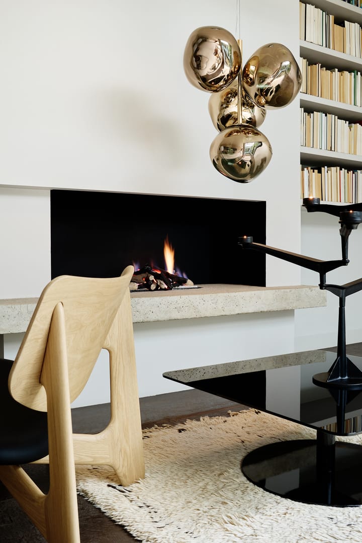 Melt Chandelier suuri kattokruunu LED 196 cm, Kulta Tom Dixon