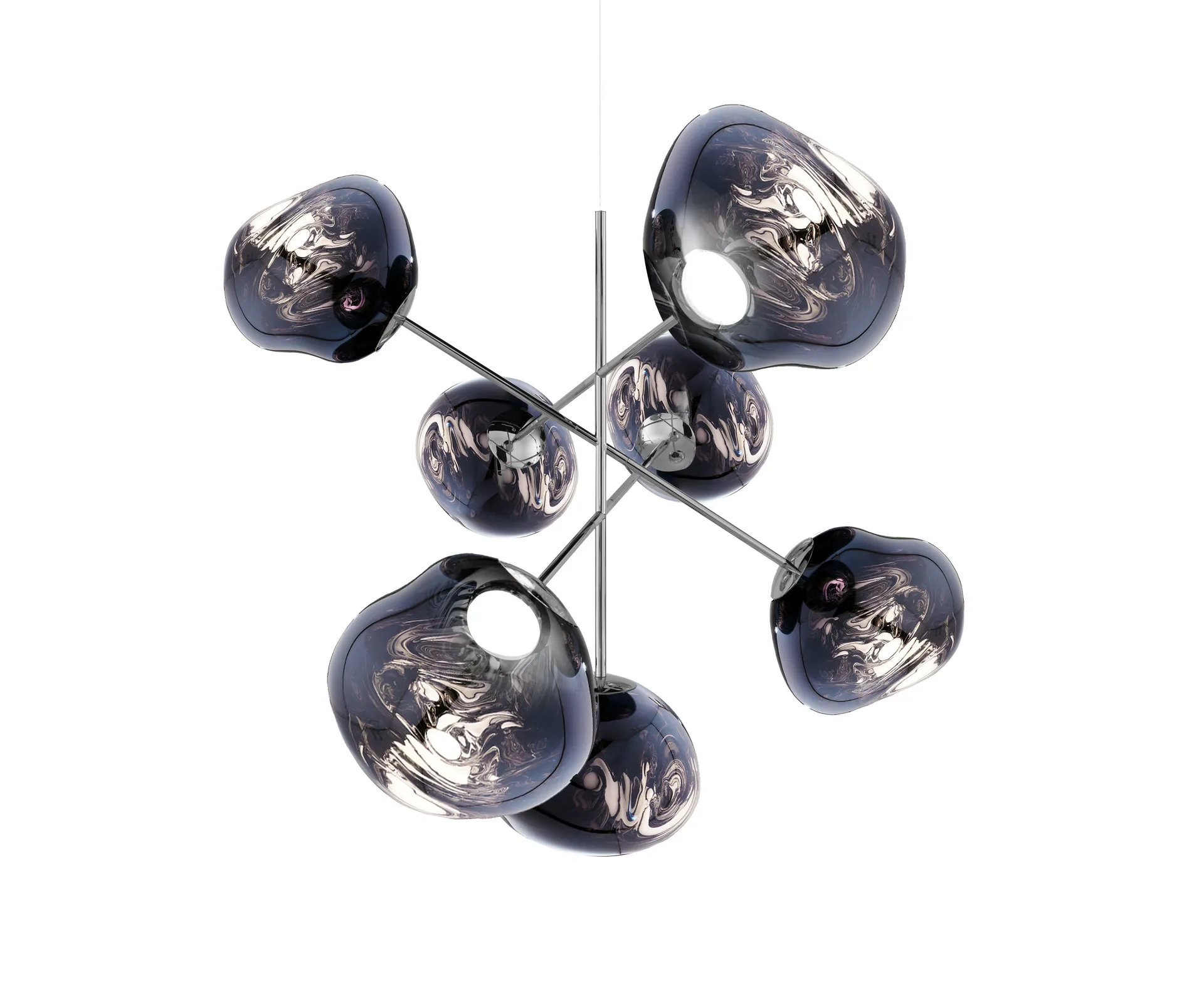 Melt Chandelier suuri kattokruunu LED 196 cm, Savu Tom Dixon