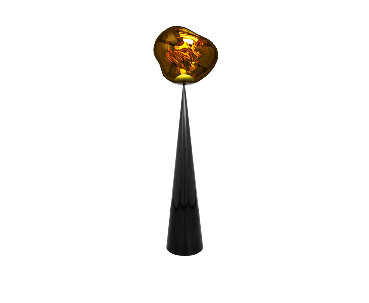 Melt Cone fat lattiavalaisin LED 174,5 cm, Kulta Tom Dixon
