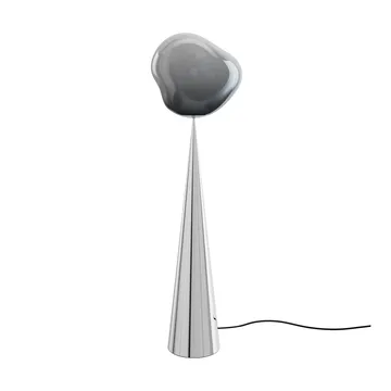 Melt Cone fat lattiavalaisin LED 174,5 cm - Nikkeli-hopeanvärinen - Tom Dixon