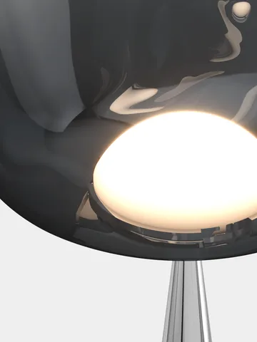 Melt Cone fat lattiavalaisin LED 174,5 cm - Nikkeli-hopeanvärinen - Tom Dixon