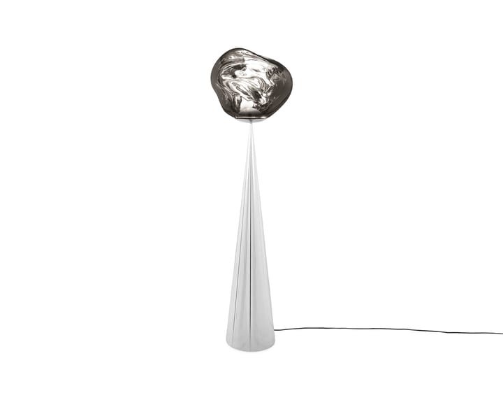 Melt Cone fat lattiavalaisin LED 174,5 cm, Silver-silver Tom Dixon