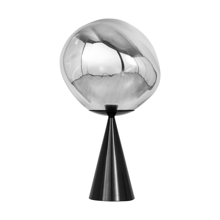 Melt Cone fat pöytävalaisinLED 46,5 cm - Hopea - Tom Dixon