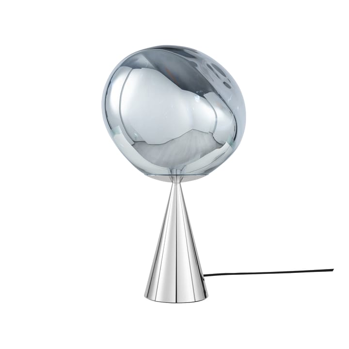 Melt Cone fat pöytävalaisinLED 46,5 cm - Silver-silver - Tom Dixon