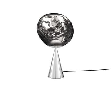 Melt Cone fat pöytävalaisinLED 46,5 cm - Silver-silver - Tom Dixon