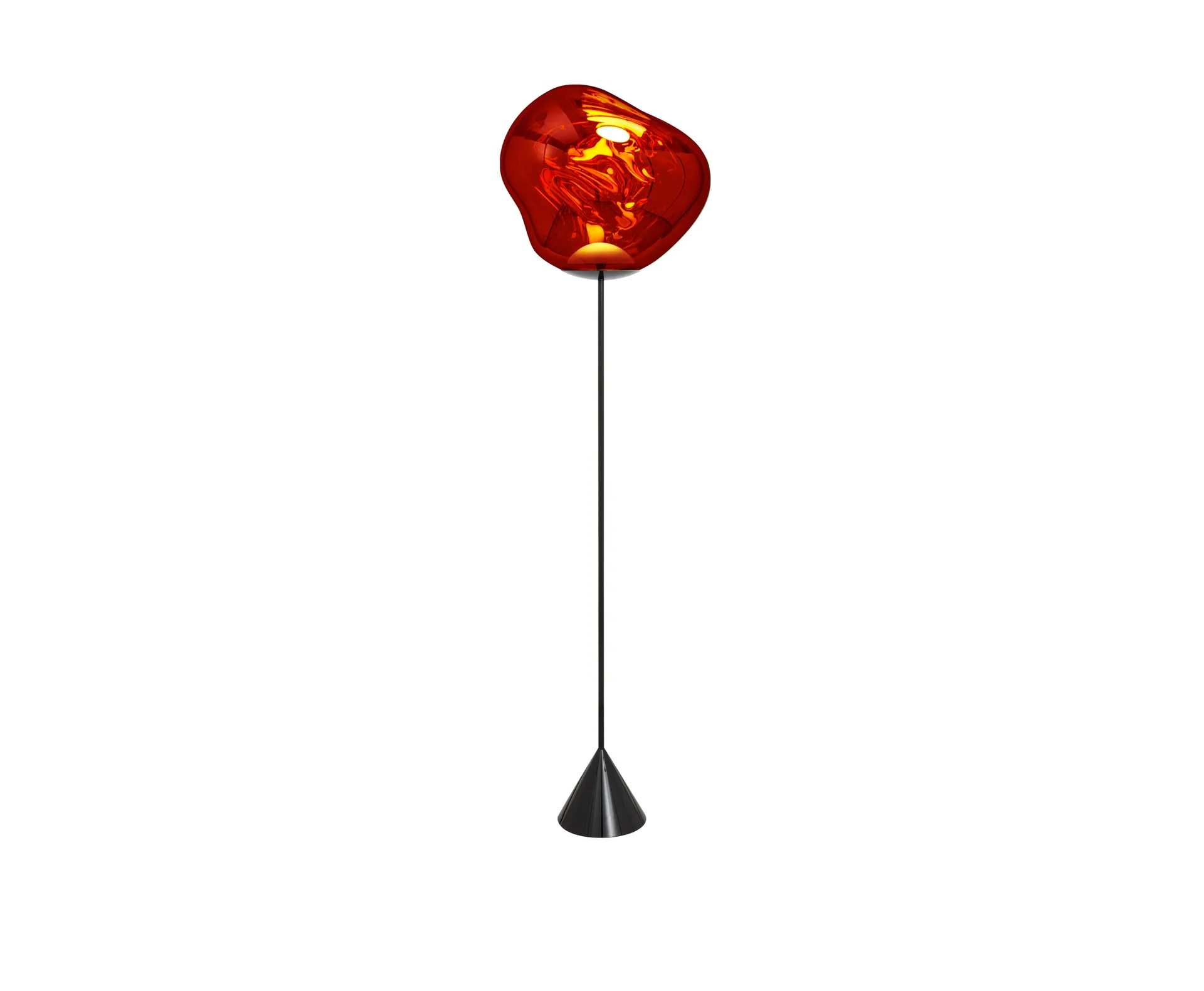 Melt Cone slim lattiavalaisin LED 180 cm, Kupari Tom Dixon