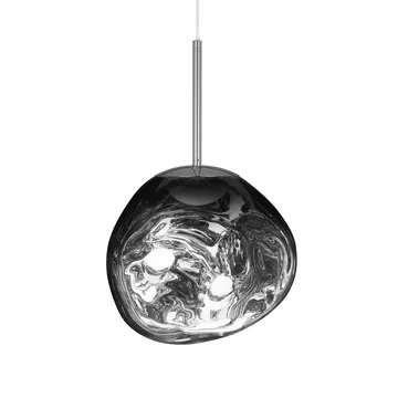 Melt-kattovalaisin LED - Kromi, mini 27x28 cm - Tom Dixon