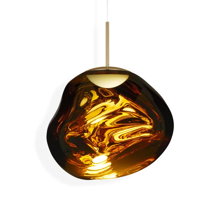Melt-kattovalaisin LED - Kultainen, medium 50x50 cm - Tom Dixon