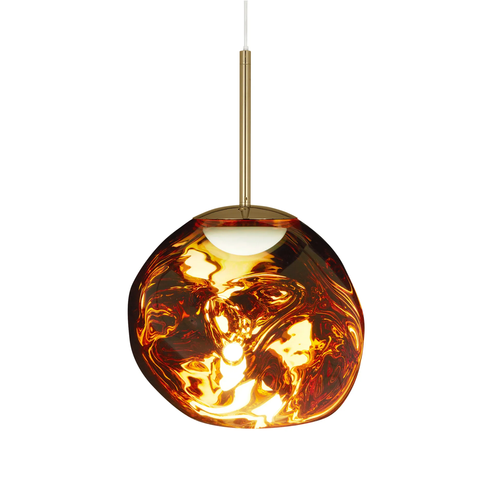 Melt-kattovalaisin LED, Kultainen, mini 27x28 cm Tom Dixon