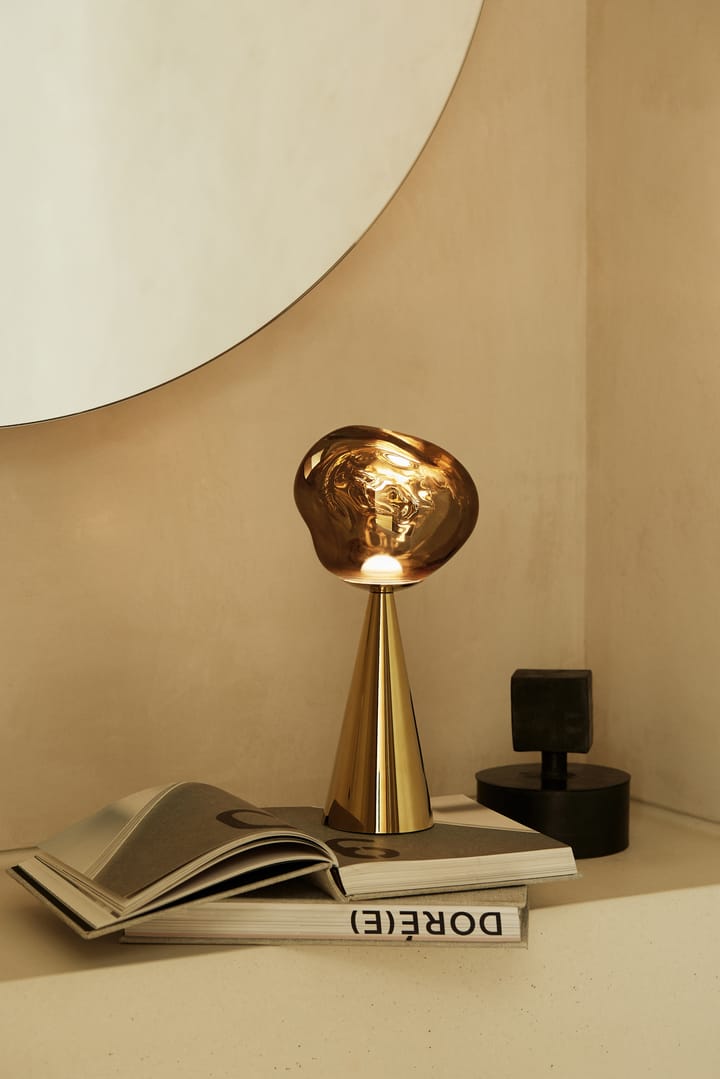 Melt Portable pöytävalaisin, Gold Tom Dixon
