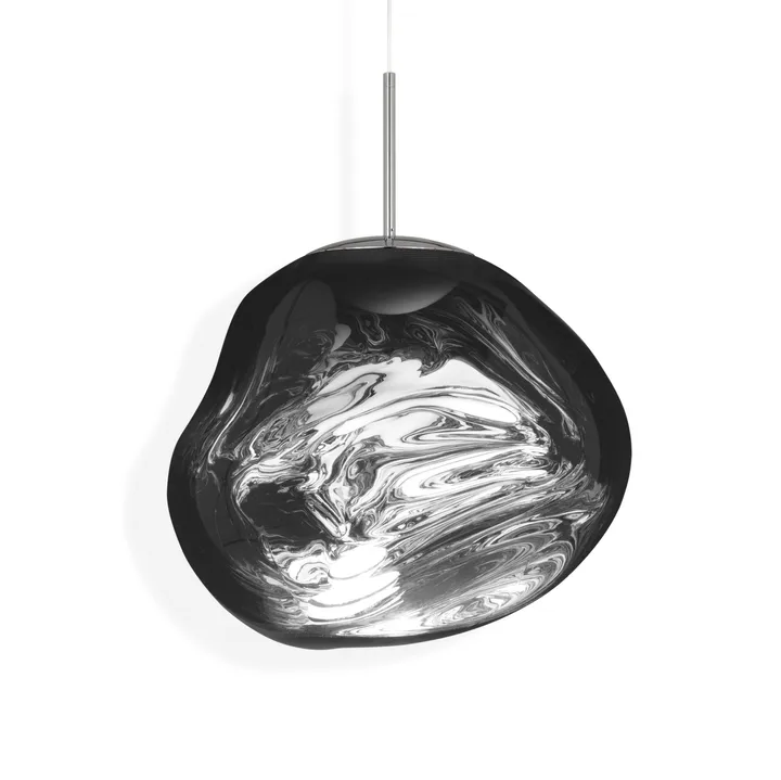 Melt riippuvalaisin LED - Chrome (kromi), medium 50x50 cm - Tom Dixon