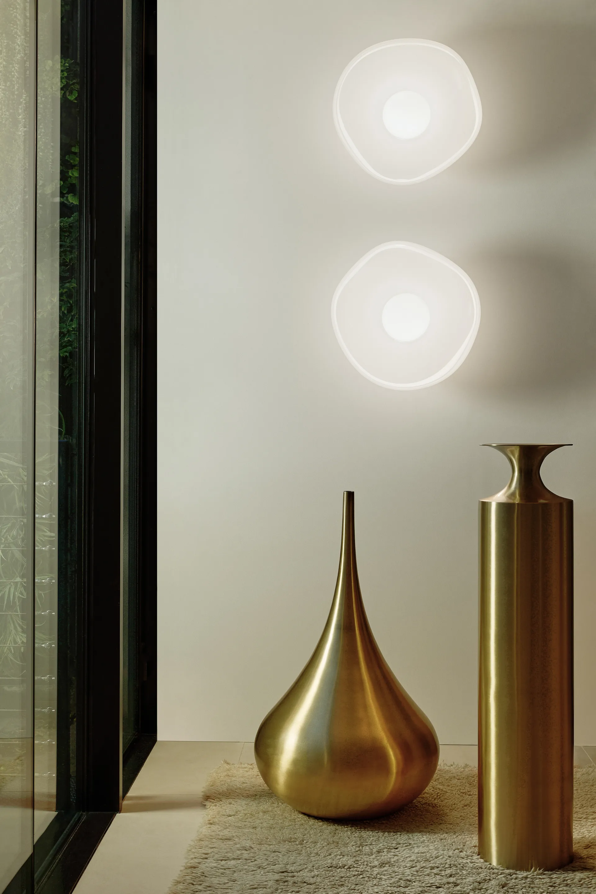Melt Surface LED seinävalaisin, Opal-gold Tom Dixon
