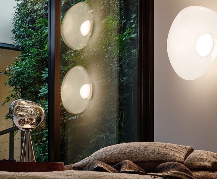 Melt Surface LED seinävalaisin, Opal-silver Tom Dixon