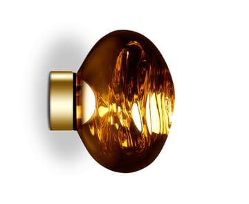Melt Surface mini seinävalaisin LED 30 cm - Kulta - Tom Dixon