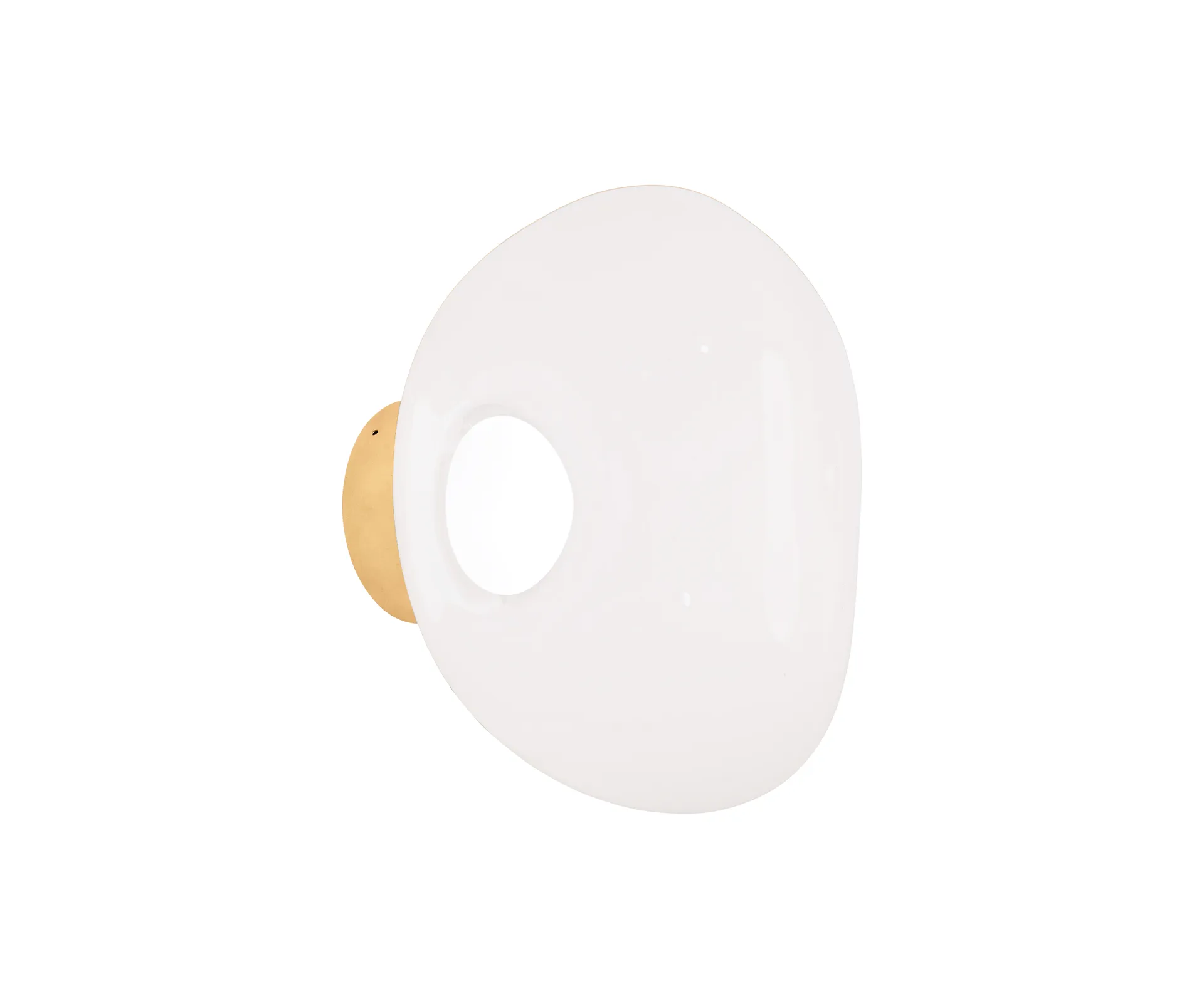 Melt Surface mini seinävalaisin LED 30 cm, Opal-gold Tom Dixon
