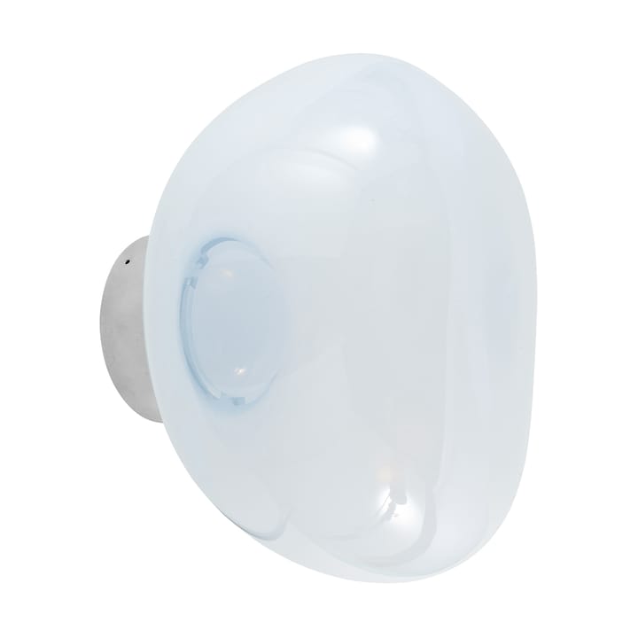 Melt Surface mini seinävalaisin LED 30 cm - Opal-silver - Tom Dixon