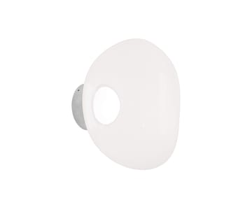 Melt Surface mini seinävalaisin LED 30 cm - Opal-silver - Tom Dixon