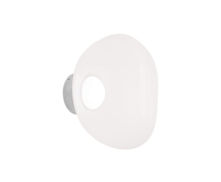 Melt Surface mini seinävalaisin LED 30 cm, Opal-silver Tom Dixon