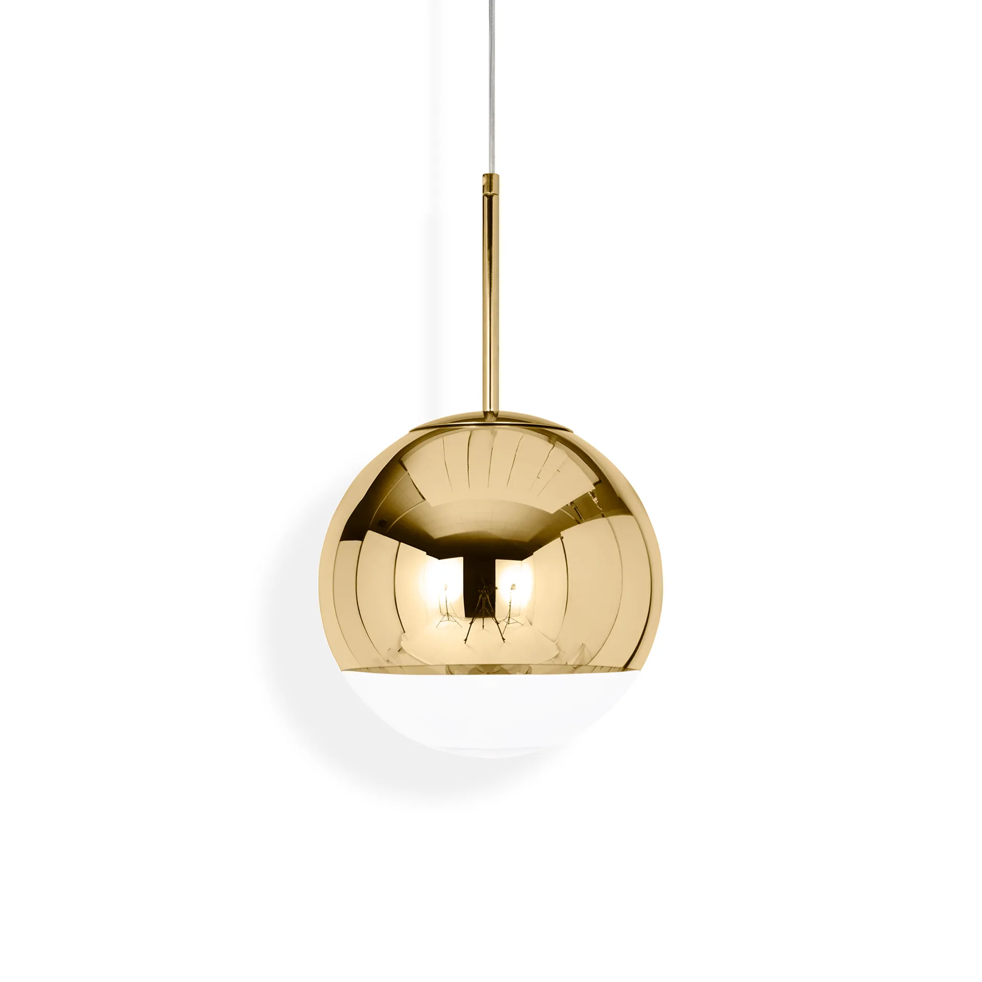 Mirror Ball -riippuvalaisin LED Ø 25 cm, Gold Tom Dixon