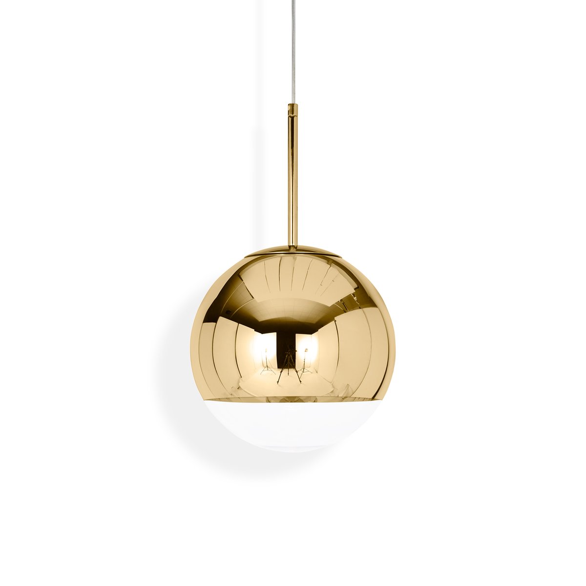 Tom Dixon Mirror Ball -riippuvalaisin LED Ø 25 cm Gold